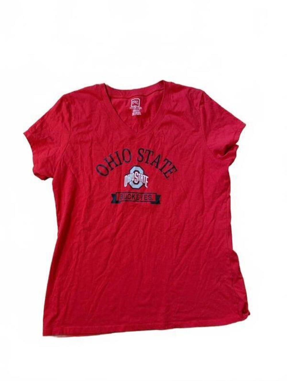Ohio State Women's V-Neck Short Sleeve Tee Size XL